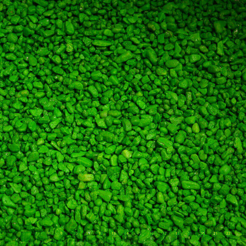 Aqua Excellent akvarijski pesek, svetlo zelen - 3-6 mm, 3 kg (2)