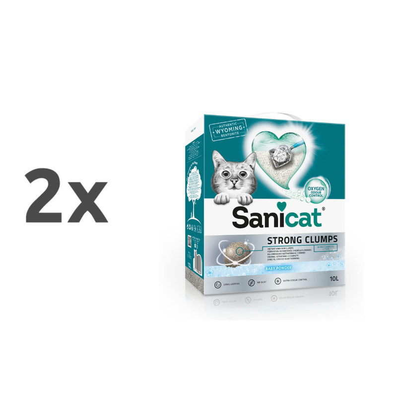 Sanicat posip Strong Clumps - 2 x 10 l