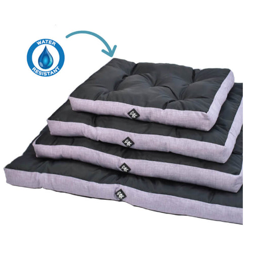 Leopet oglata blazina Oxford, sivo lila - 105 x 75 cm