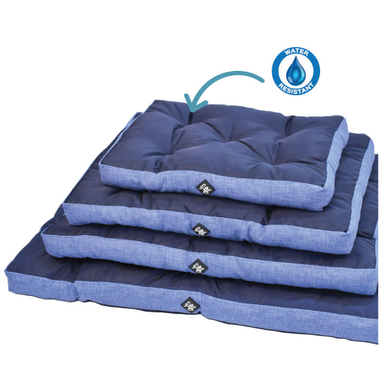 Leopet oglata blazina Oxford, modra - 130 x 95 cm