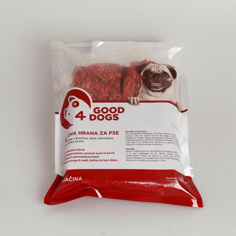 Good4Dogs divjačina - 1 kg (8x125g)