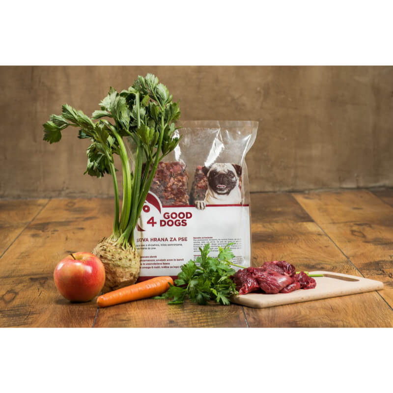 Good4Dogs divjačina - 1 kg (8x125g)