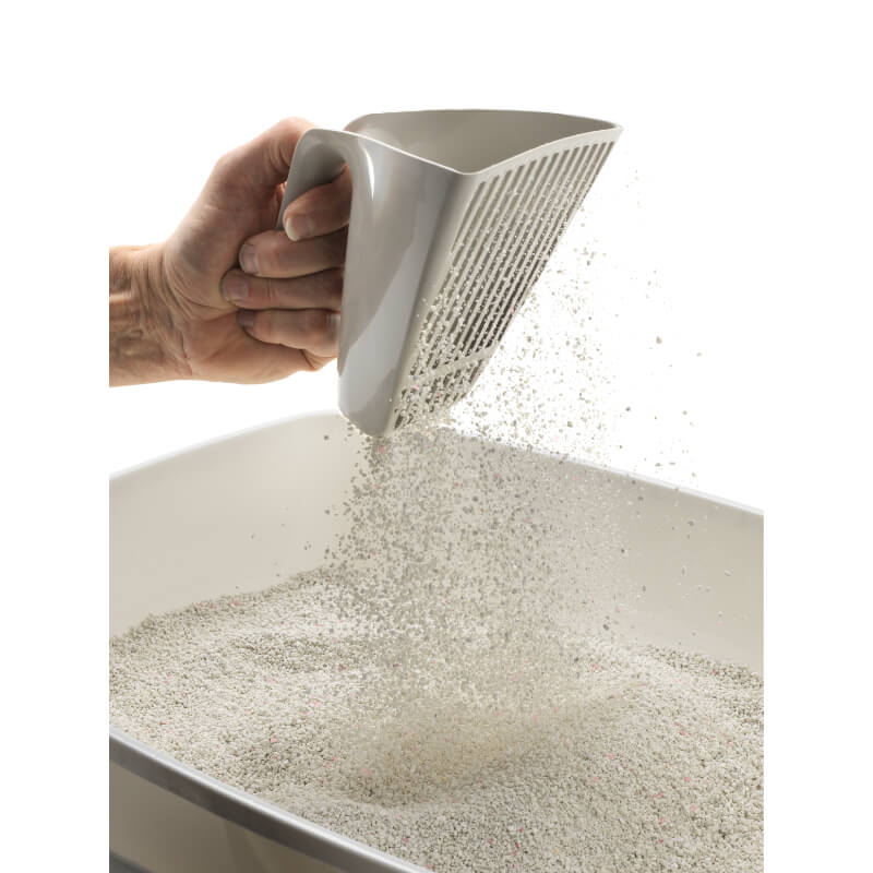 Duvo lopatica za pesek Scoop&Sift, siva - 13 x 11 x 16 cm (4)