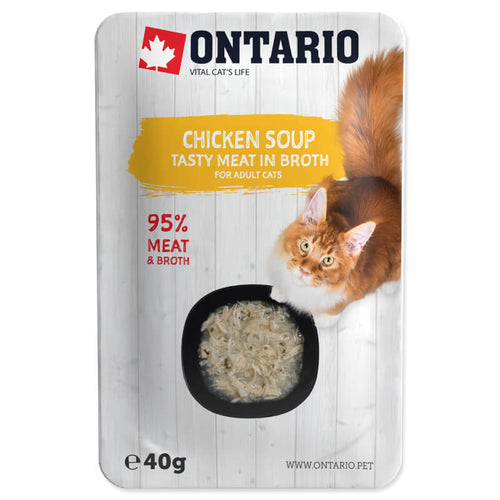 Ontario Cat juha - piščanec in zelenjava - 40 g