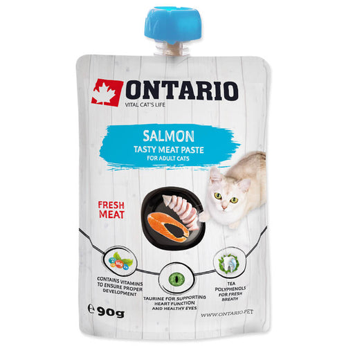 Ontario Cat pasta z lososom - 90 g