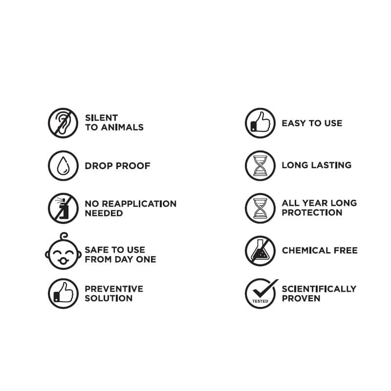 Tickless ultrazvočni repelent za živali Mini (2)