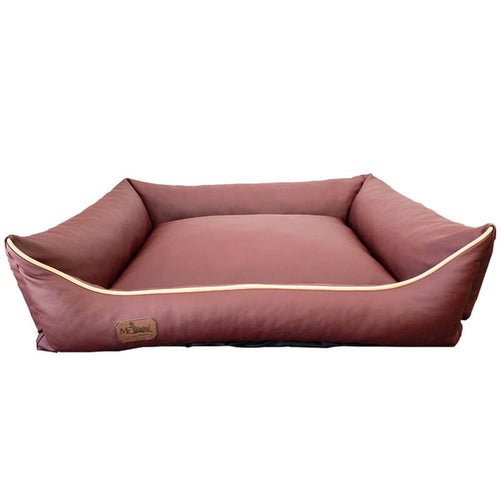 Meduza ležišče iz umetnega usnja, različne velikosti - bordo rdeča - 90 x 70 cm