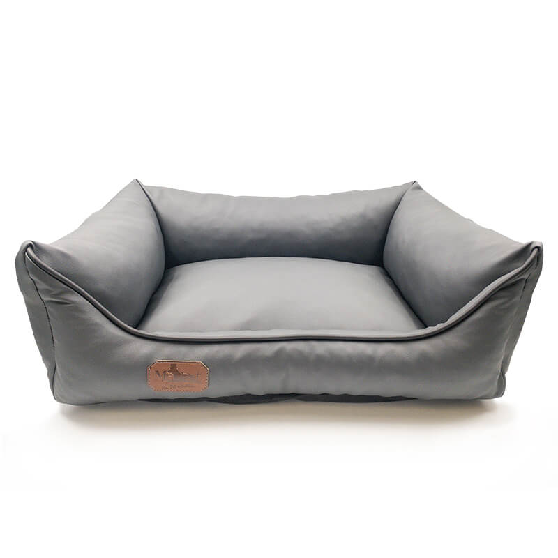 Meduza ležišče iz umetnega usnja, različne velikosti - temno siva