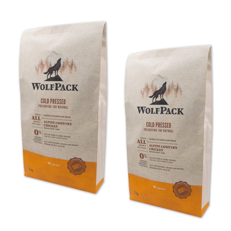 WolfPack hladno stiskana hrana - piščanec - 2 x 12 kg