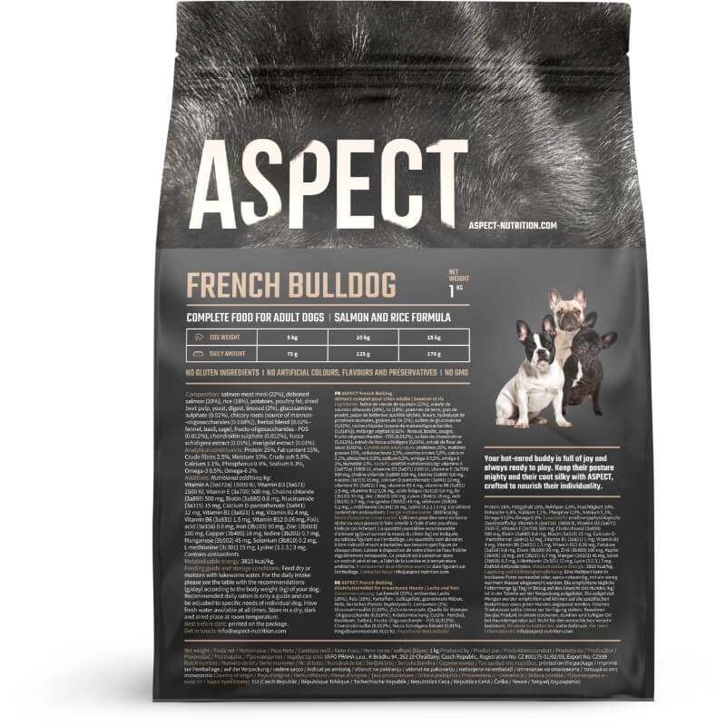 Aspect French Bulldog Adult - losos in riž (2)