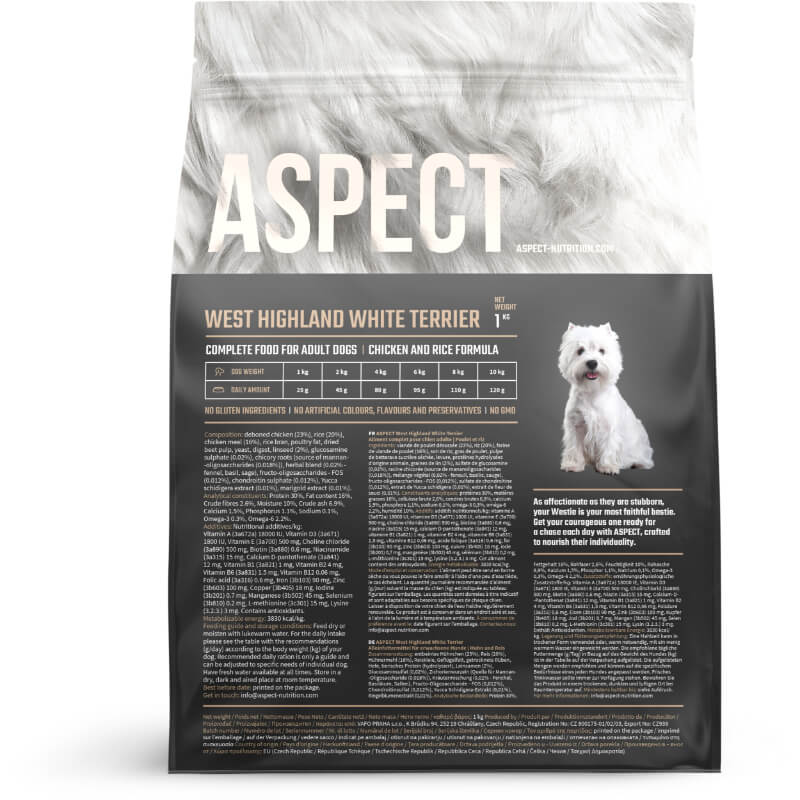 Aspect West Highland White Terrier Adult - piščanec in riž (2)