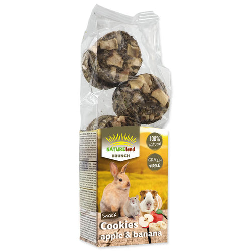 Nature Land Brunch Grainfree piškot z jabolki in bananami - 120 g