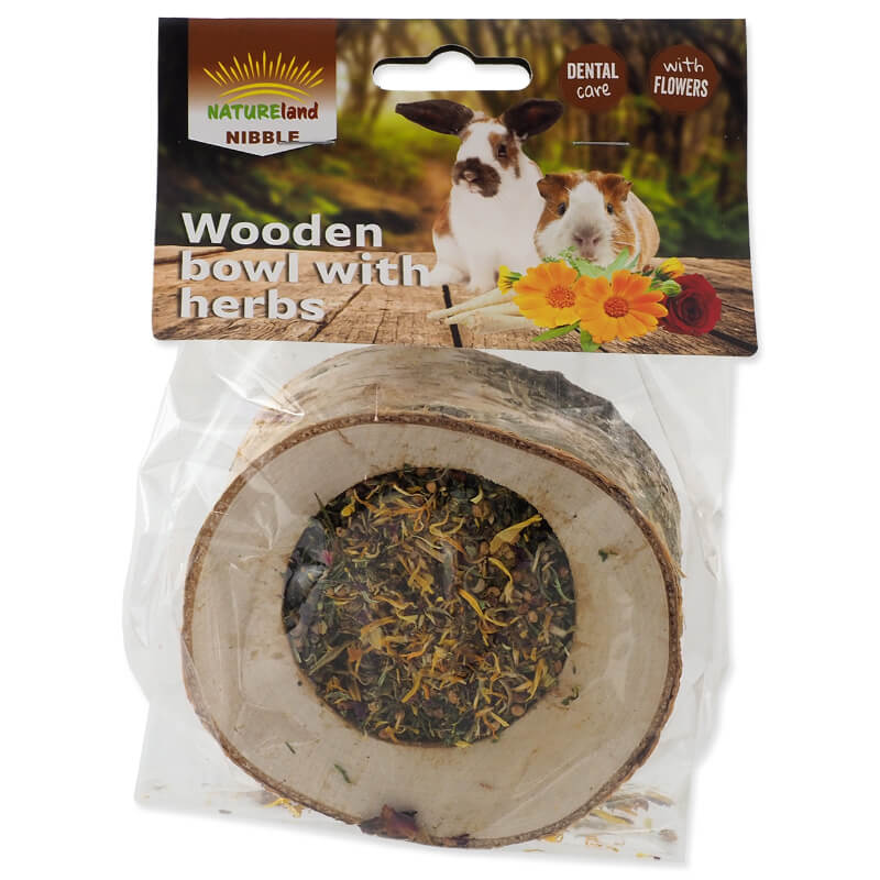 Nature Land Nibble lesena posodica z zelišči - 120 g