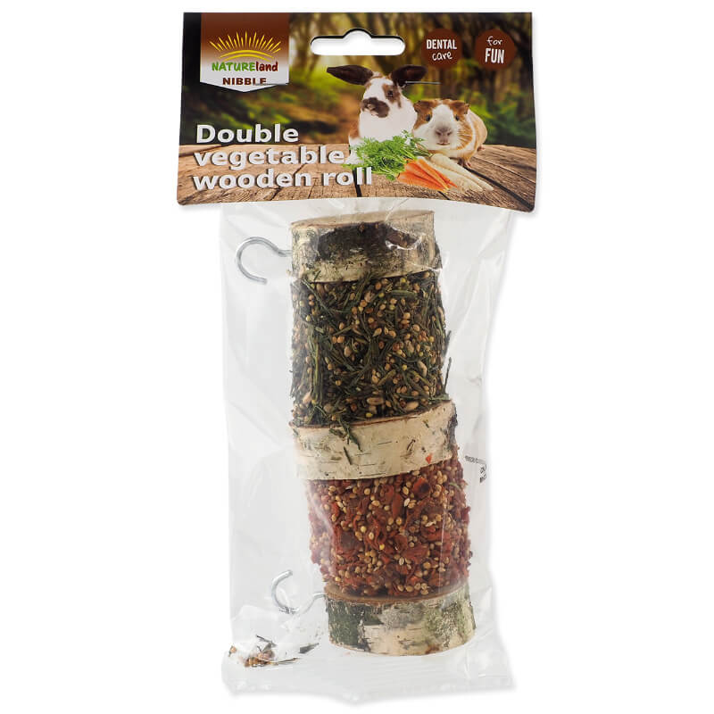 Nature Land Nibble leseni valj z zelenjavo - 200 g