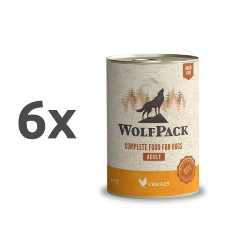 WolfPack Adult - piščanec - 6 x 400 g
