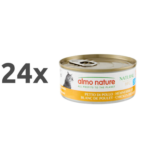 Almo Nature HFC Natural – piščančje prsi - 150 g - 24 x 150 g