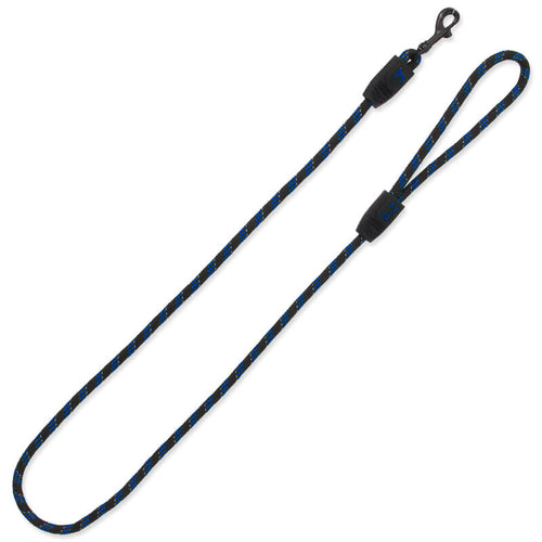 Dog Fantasy okrogel povodec, moder - 120 cm - 8 mm