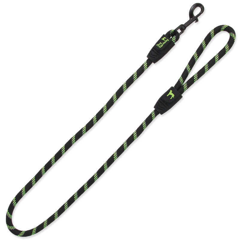 Dog Fantasy okrogel povodec, limeta - 120 cm - 8 mm