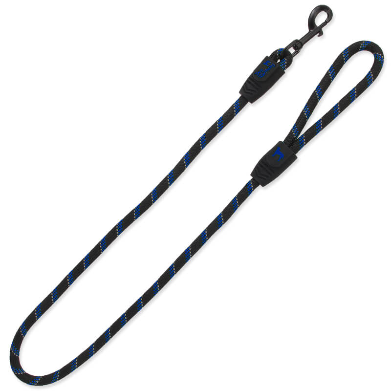 Dog Fantasy okrogel povodec, moder - 120 cm - 13 mm