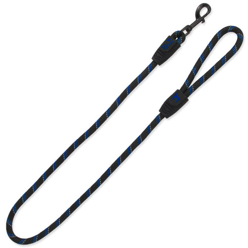 Dog Fantasy okrogel povodec, moder - 120 cm - 13 mm