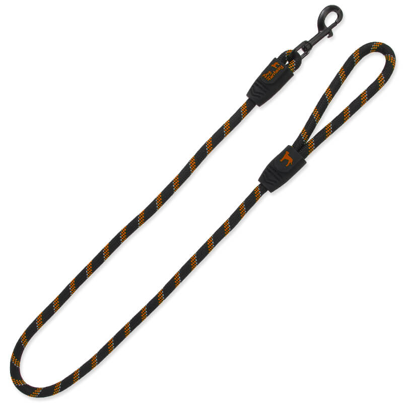 Dog Fantasy okrogel povodec, oranžen - 120 cm - 13 mm