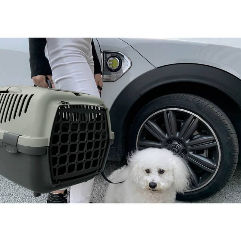 Stefanplast Gulliver 1 transporter Green, PVC vrata - 48 x 32 x 31 cm (2)