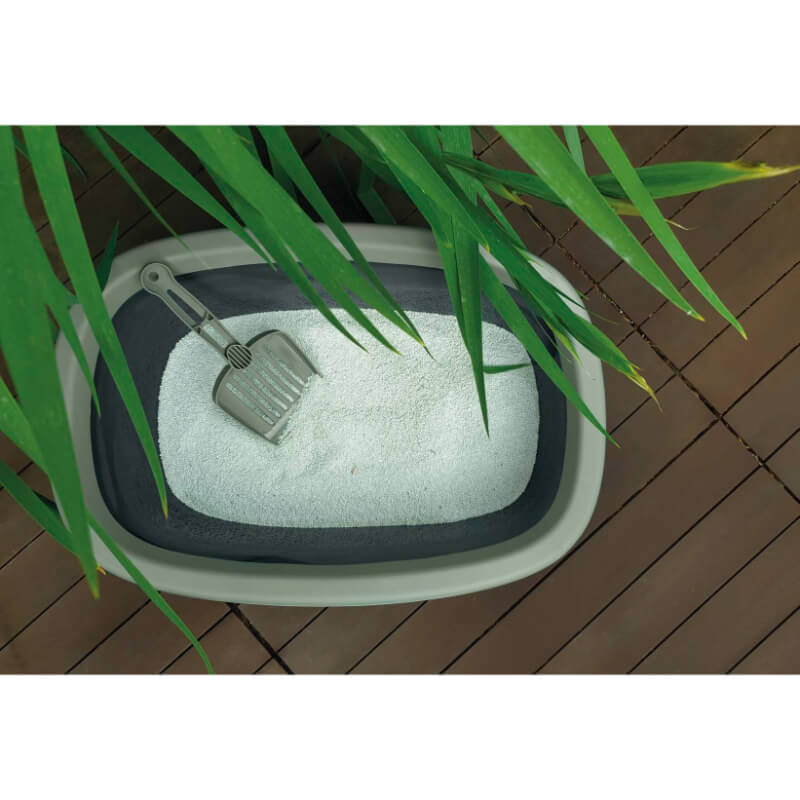 Stefanplast Sprint mačje stranišče z okvirjem Green - 31 x 43 x 14 cm (2)