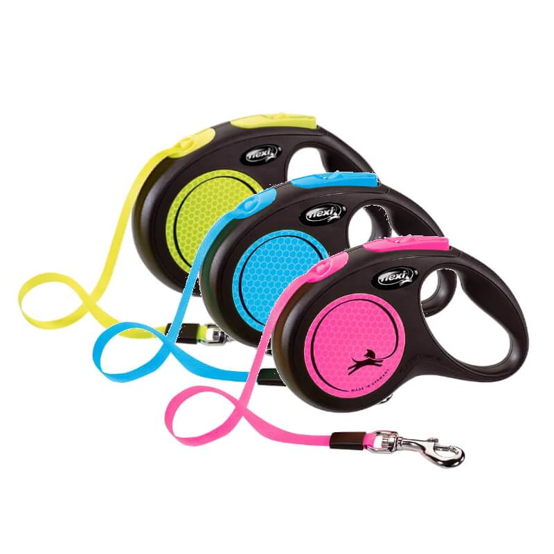 Flexi povodec New Neon trak M - 5 m (različne barve) (2)