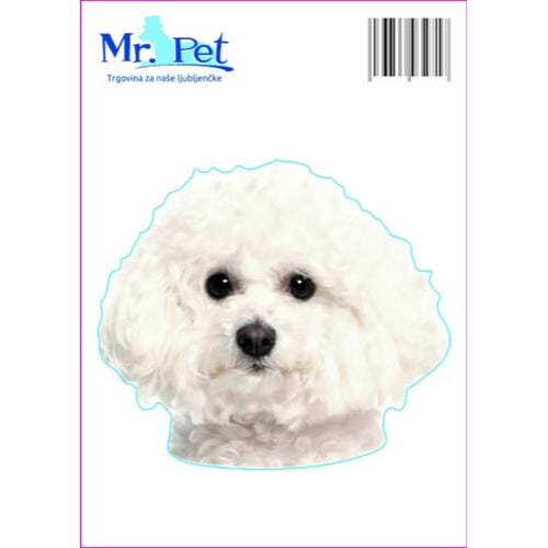 Pasemske nalepke, različne pasme (2 kos) - bišon