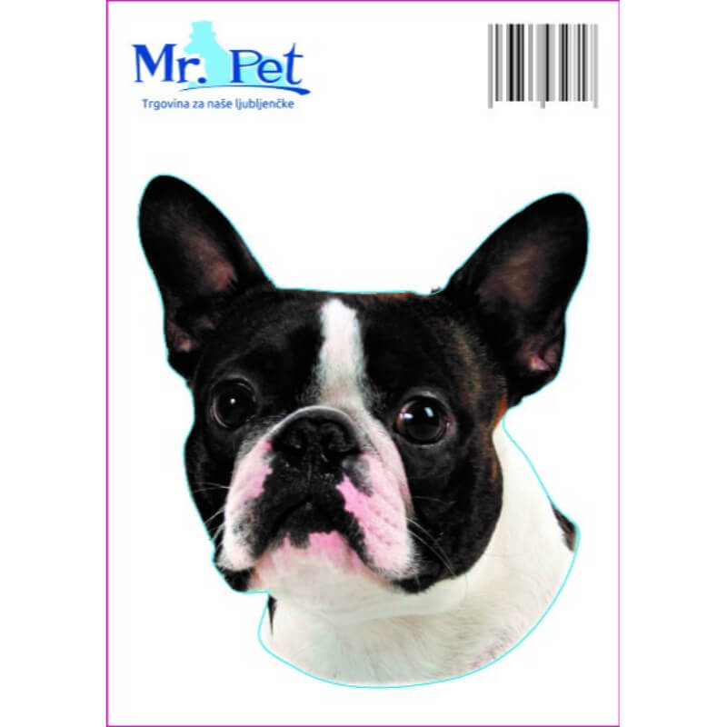 Pasemske nalepke, različne pasme (2 kos) - boston terrier