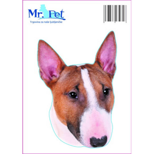 Pasemske nalepke, različne pasme (2 kos) - bulterrier