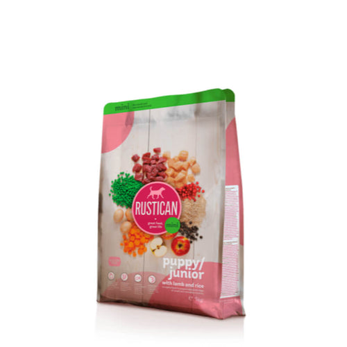 Rustican Gluten Free Mini Puppy & Junior - ovca in riž - 1 kg