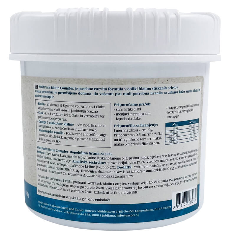 WolfPack Biotin Complex peleti - 400 g (4)