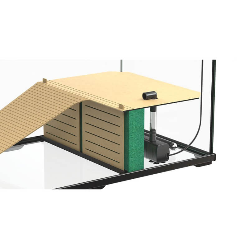 Aquatlantis terarij kit Turtle, črn - 260 L / 120 x 45 x 48cm (3)