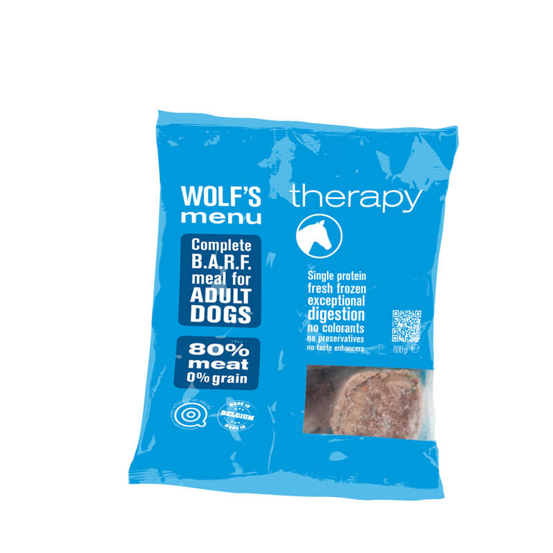 Wolf's Menu Mono Therapy - konj - 800 g