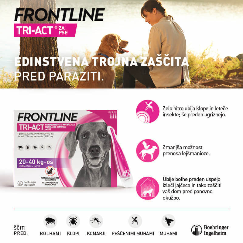 Frontline Tri-Act za pse 20-40 kg - 3 x ampula (3)