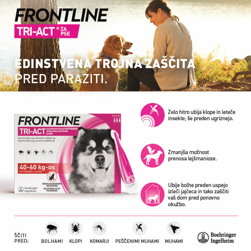 Frontline Tri-Act za pse 40-60 kg - 3 x ampula (3)