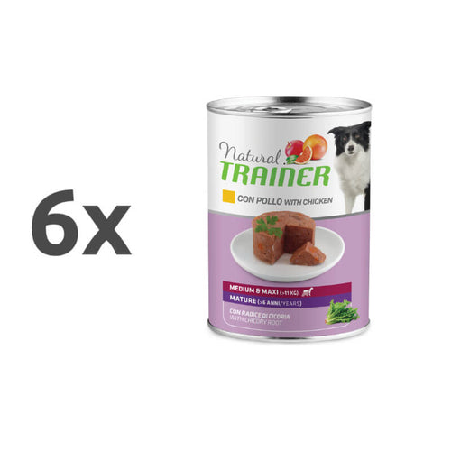 Natural Trainer Medium/Maxi Maturity - piščanec - 6 x 400 g
