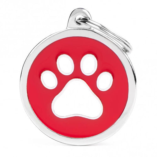 My Family identifikacijski obesek bela šapica - GRAVIRANJE GRATIS!