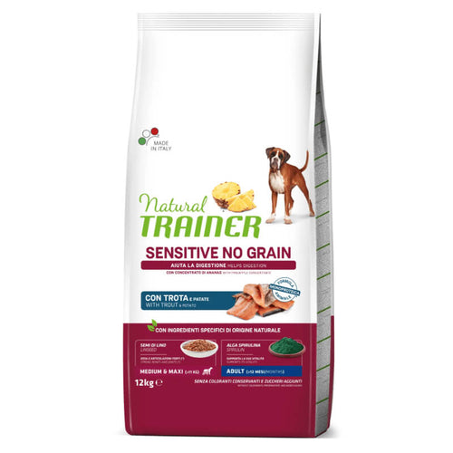 Natural Trainer Sensitive No Grain Adult Medium/Maxi - postrv - 12 kg