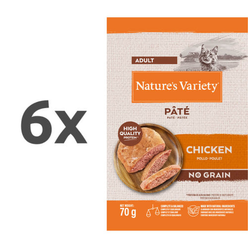 Nature's Variety Original Cat Adult - piščanec - 70 g - 6 x 70 g