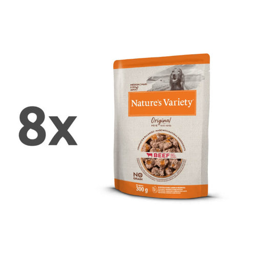 Nature's Variety Original Dog Med/Maxi Adult - govedina - 300 g - 8 x 300 g
