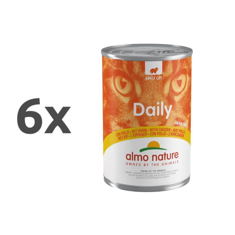 Almo Nature Daily konzerva - piščanec - 400 g - 6 x 400 g