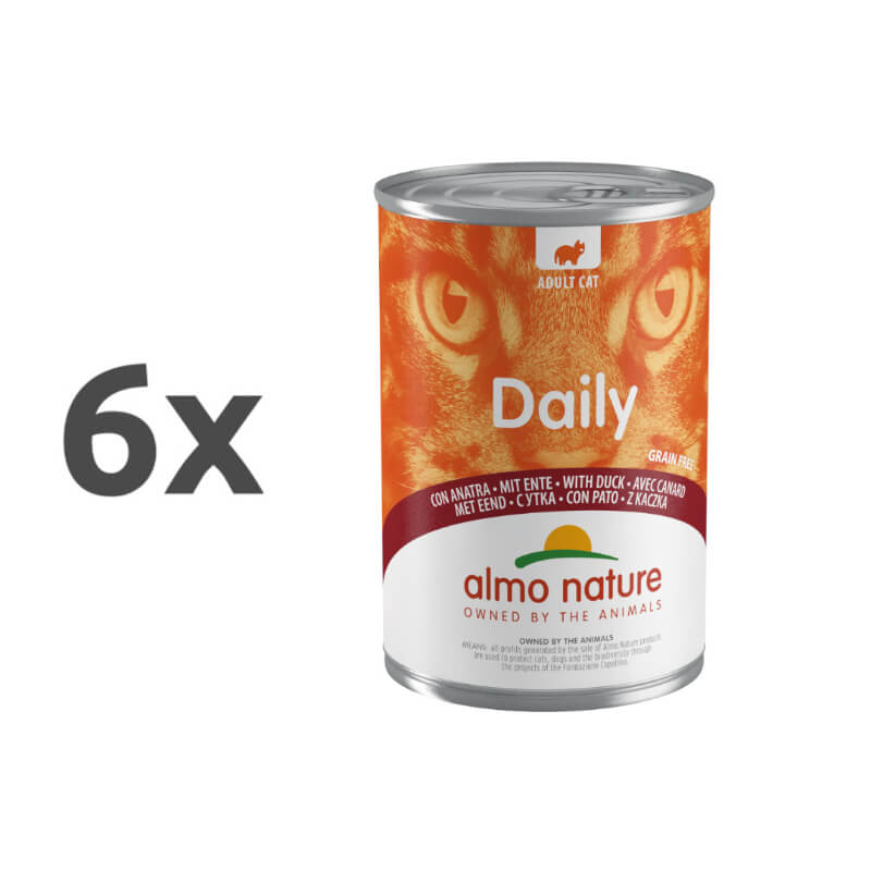 Almo Nature Daily konzerva - raca - 400 g - 6 x 400 g