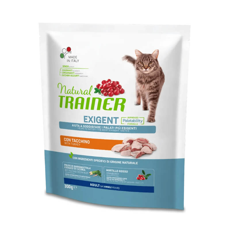 Natural Trainer Cat Exigent, puran - 300 g