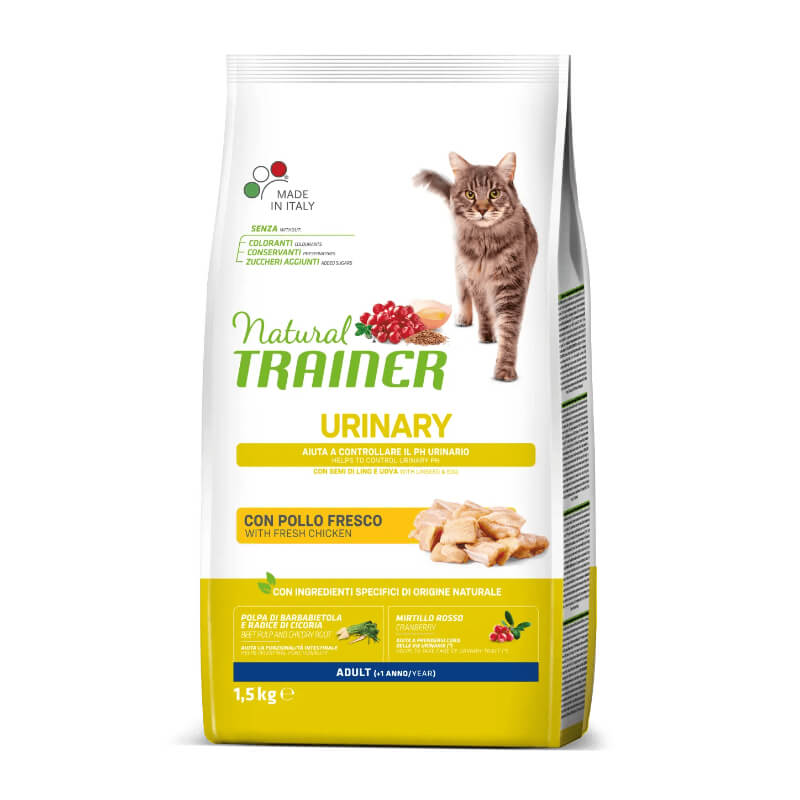 Natural Trainer Cat Urinary, piščanec - 1,5 kg