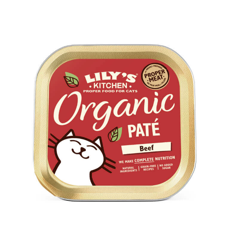Lily's Kitchen Organic Paté Adult - govedina, piščanec in svinjina - 85 g