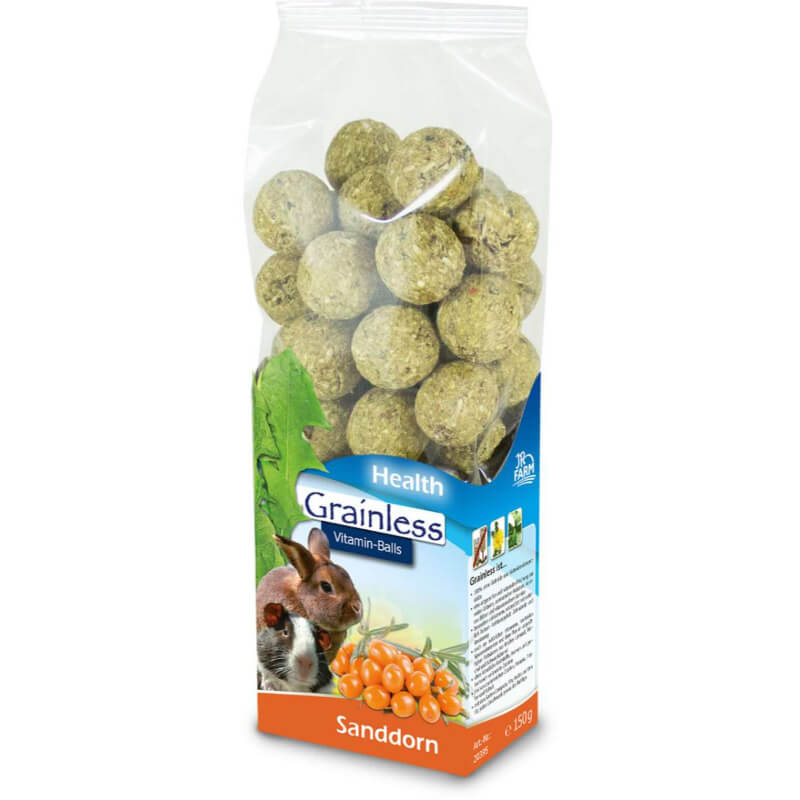 JR Farm Grainless Health vitaminske kroglice z rakitovcem - 150 g