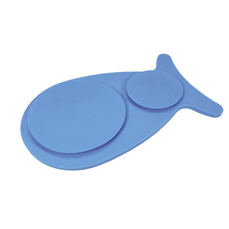 Nobby silikonska posoda Slow Feed, modra riba - 23 x 13,5 cm (2)