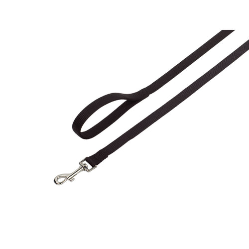 Nobby Classic povodec – črna - 120 cm - 10 mm